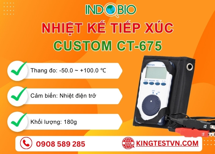 Nhiệt kế tiếp xúc Custom CT-675